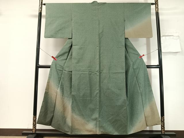 平和屋着物●本場縞大島紬　訪問着　染大島　霞文　ますいわ屋扱い　正絹　逸品　CABN3070vp