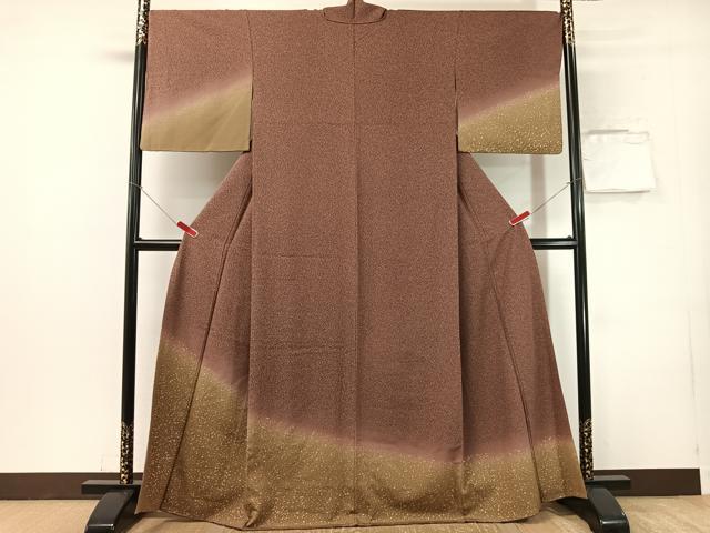 平和屋着物●訪問着　箔散らし　金彩　ますいわ屋扱い　正絹　逸品　CABN3073vp