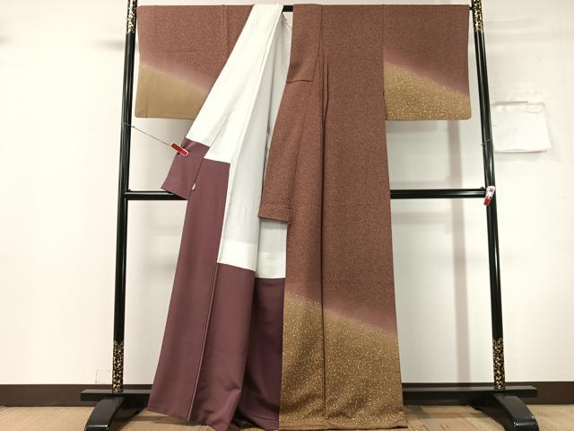 平和屋着物●訪問着　箔散らし　金彩　ますいわ屋扱い　正絹　逸品　CABN3073vp