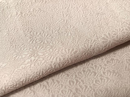 平和屋着物●上質な色無地　草花地紋　紅藤色　正絹　逸品　CABN3078vp