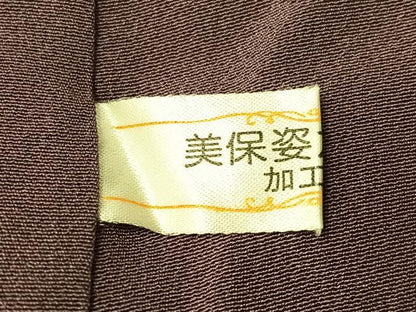 平和屋着物●豪華色留袖　駒刺繍　束ね熨斗花丸文　金彩　正絹　逸品　CABN3126vp