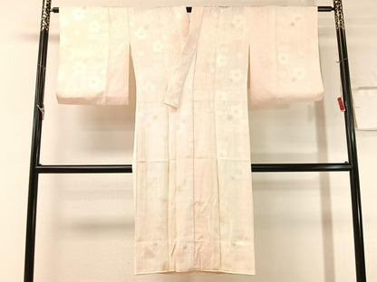 平和屋着物●長襦袢　無双仕立て　流水梅地紋　暈し染め　正絹　逸品　CABN3129vp
