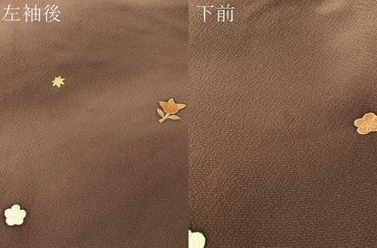 平和屋着物●訪問着　駒刺繍　花篭文　暈し染め　金彩　ロング丈　正絹　逸品　CABN3133vp