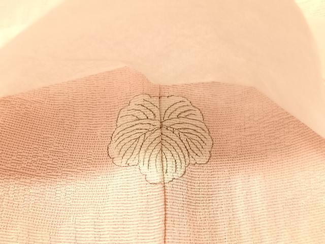 平和屋着物●上質な色無地　草木地紋　虹色　ロング丈　正絹　逸品　未使用　CABN3139vp
