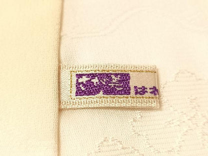 平和屋着物●長襦袢　袷　道長花菱地紋　暈し染め　さが美扱い　正絹　逸品　CABN3151vp