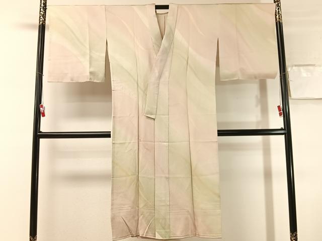平和屋着物●長襦袢　無双仕立て　熨斗吉祥文　暈し染め　正絹　逸品　未使用　CABN3152vp