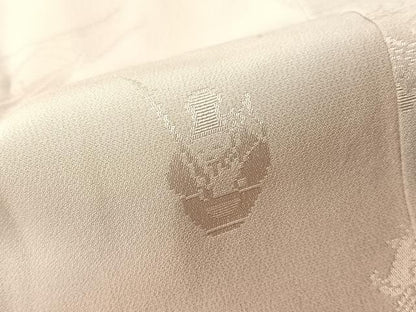 平和屋着物●長襦袢　無双仕立て　大仏　天女　富士山　暈し染め　正絹　逸品　CABN3153vp