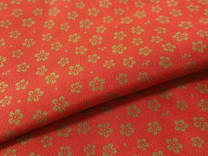 平和屋着物●長襦袢　無双仕立て　小花柄　正絹　逸品　未使用　CABN3158vp