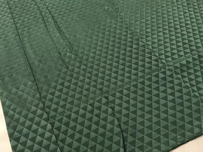 平和屋着物●長襦袢　無双仕立て　鱗地紋b　高麗納戸色　半衿刺繍　正絹　逸品　CABN3162vp