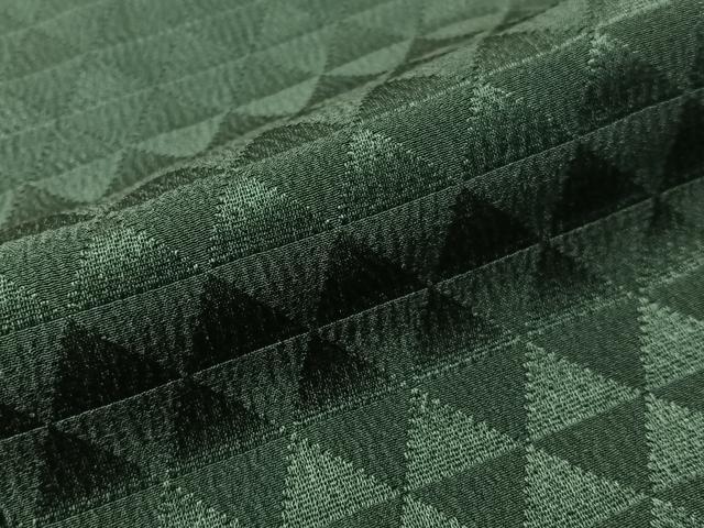 平和屋着物●長襦袢　無双仕立て　鱗地紋b　高麗納戸色　半衿刺繍　正絹　逸品　CABN3162vp