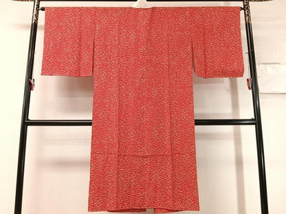 平和屋着物●長襦袢　無双仕立て　溢れ松葉　正絹　逸品　未使用　CABN3164vp
