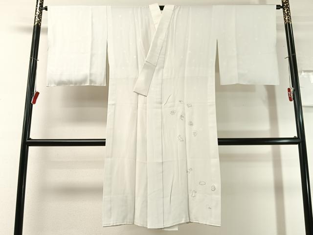 平和屋着物●長襦袢　無双仕立て　刺繍　十二支　干支　金糸　正絹　逸品　未使用　CABN3166vp