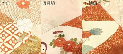平和屋着物●豪華振袖　駒刺繍　鴛鴦枝垂れ花文　金彩　正絹　逸品　CABN3169vp
