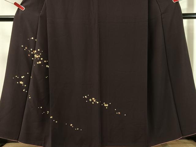 平和屋着物●訪問着　刺繍　箔散らし　金彩　正絹　逸品　CABN3173vp