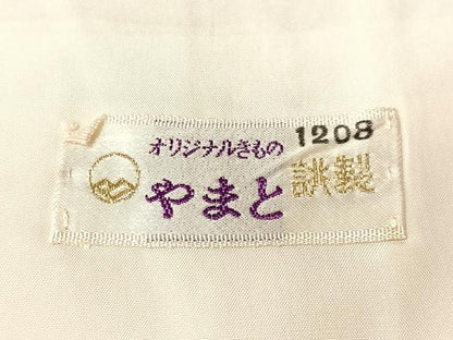 平和屋着物●豪華振袖　槍梅　暈し染め　黒地　金彩　やまと誂製　正絹　逸品　CABN3177vp