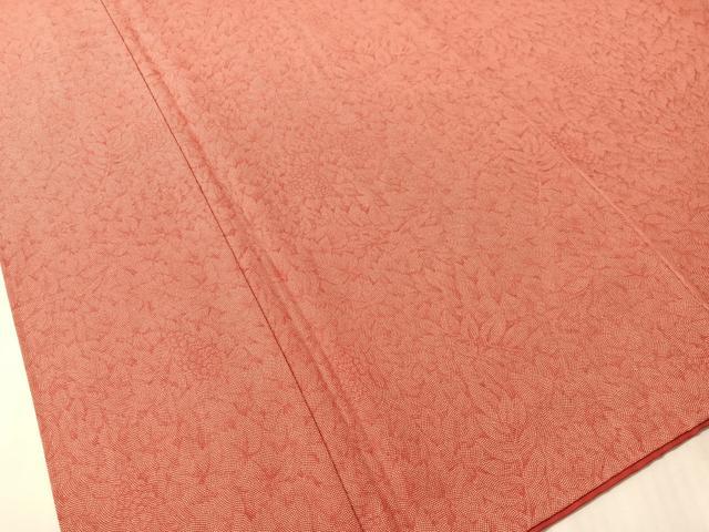 平和屋着物●江戸小紋　鮫小紋柄　草木文　正絹　逸品　CABN3184vp