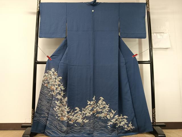 平和屋着物●豪華色留袖　御所解文　金彩　正絹　逸品　CABN3185vp