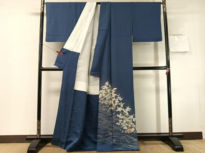 平和屋着物●豪華色留袖　御所解文　金彩　正絹　逸品　CABN3185vp