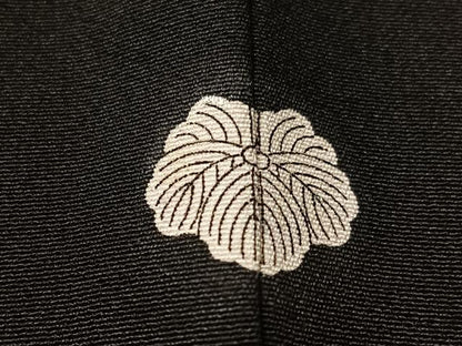 平和屋着物●豪華黒留袖　友禅　作家物　松竹梅鳥文　正絹　逸品　CABN3186vp