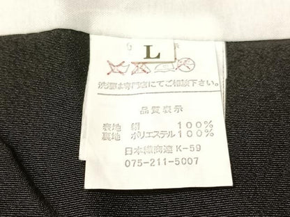 平和屋着物●豪華黒留袖　友禅　作家物　松竹梅鳥文　正絹　逸品　CABN3186vp