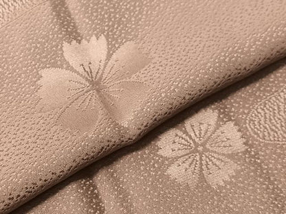 平和屋着物●長襦袢　無双仕立て　刺繍　藤花房　撫子地紋　やまと誂製　正絹　逸品　CABN3190vp