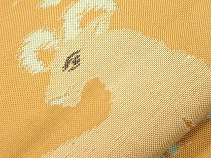 平和屋着物●六通柄　本袋帯　狩猟文　正絹　逸品　CABN3623dy