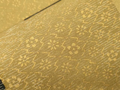 平和屋着物●全通柄袋帯　横笛　金彩　正絹　逸品　CABN3627dy