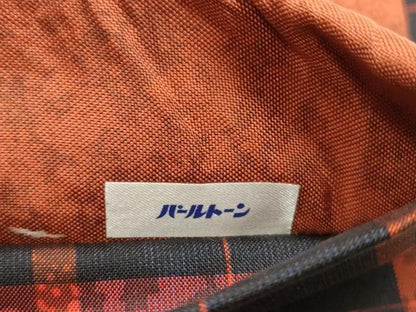 平和屋着物●両面　六通柄袋帯　本場縞大島紬地　絞り　花蝶文　正絹　逸品　CABN3629dy