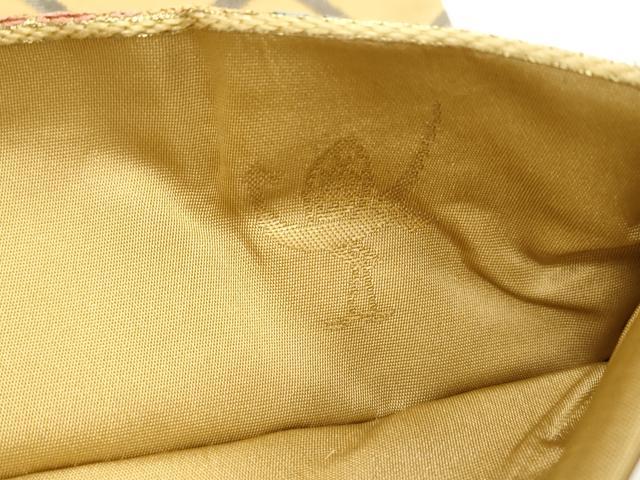 平和屋着物●西陣　白綾苑大庭 　六通柄袋帯　尾長鳥花文　金糸　正絹　逸品　CABN3721dy