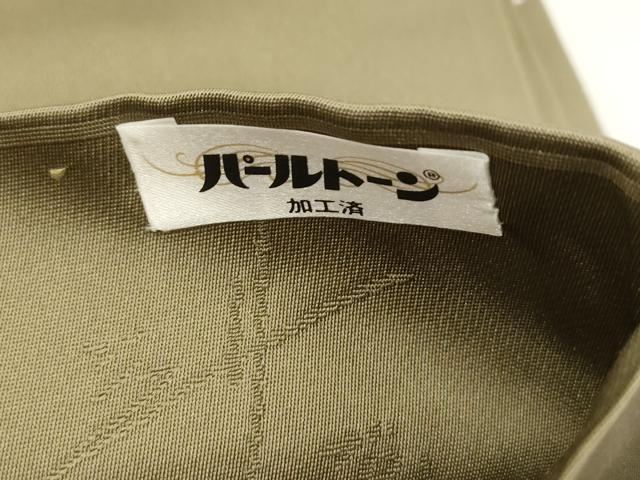 平和屋着物●世界的人形師　辻村寿三郎　ジュサブロー　六通柄袋帯　舞花文　銀糸　正絹　逸品　CABN3732dy