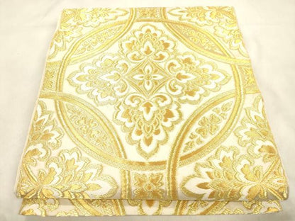 平和屋着物●西陣　川島織物　六通柄　本袋帯　蜀江花文　金糸　正絹　逸品　CABN3742dy