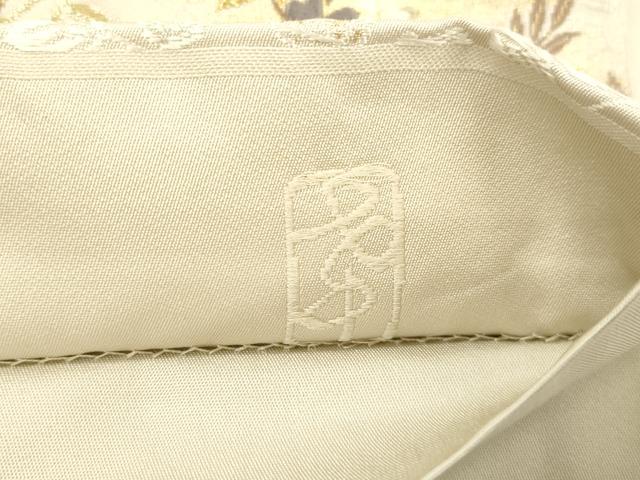 平和屋着物●西陣の名門　加納幸謹製　六通柄袋帯　唐織　松竹梅　金糸　正絹　逸品　CABN3745dy