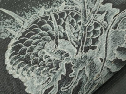 平和屋着物●全通柄　京袋帯　龍　正絹　逸品　CABN3763dy