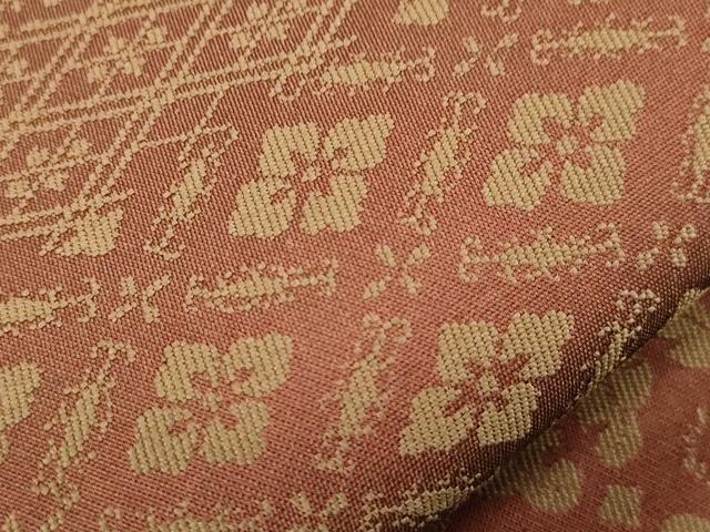 平和屋着物●こむさでもーど・COMME CA DU MODE　六通柄袋帯　横段幾何学文　正絹　逸品　CABN3770dy