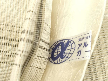 平和屋着物●両面　太鼓柄袋帯　幾何学文　金糸　正絹　逸品　CABN3781dy