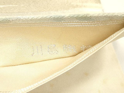 平和屋着物●西陣　川島織物　六通柄　本袋帯　遠山文　金銀糸　正絹　逸品　CABN3782dy