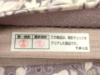 平和屋着物●両面　全通柄袋帯　更紗花文　正絹　逸品　CABN3792dy