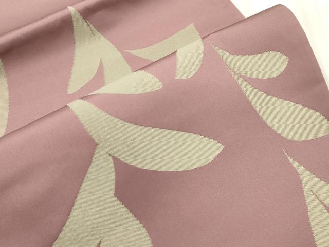 平和屋着物●世界的人形師　辻村寿三郎　ジュサブロー　六通柄袋帯　草木文　正絹　逸品　CABN3863dy