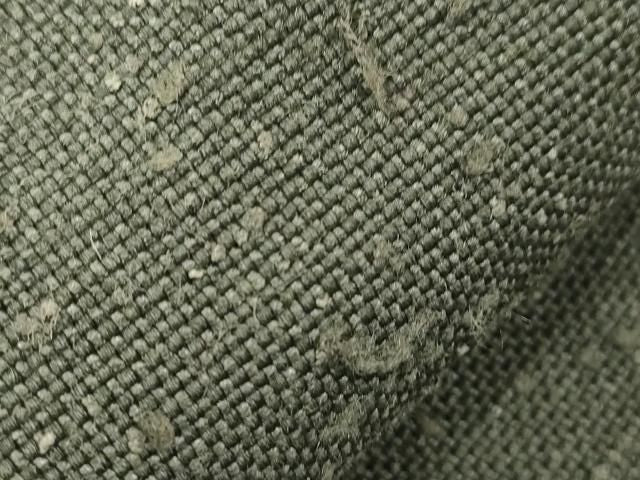 平和屋着物●男性　角帯　紬地　藍媚茶色　正絹　逸品　CABN3893dy