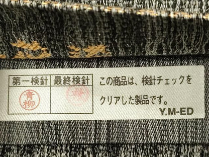 平和屋着物●六通柄袋帯　紅花染　櫛織　切嵌草花文　金糸　正絹　逸品　CABN3921dy
