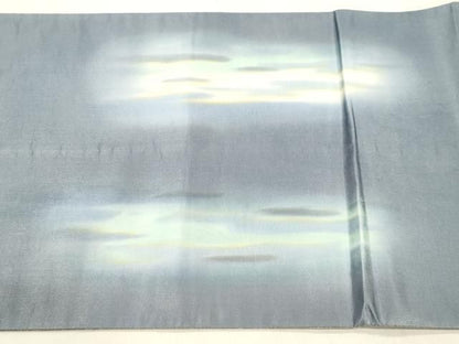 平和屋着物●染色作家　青野保夫　両面　太鼓柄袋帯　霞文　正絹　逸品　CABN3945dy