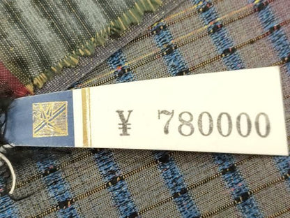 平和屋着物●全通柄袋帯　ぼかし織　夢幻　上代78万　反端付き　正絹　逸品　CABN3962dy
