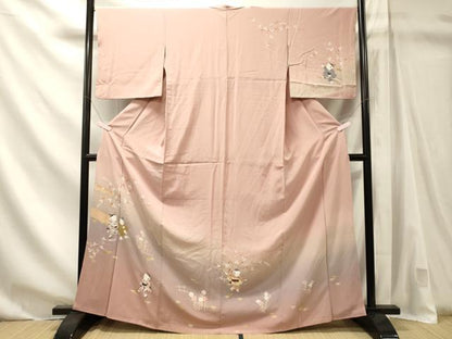 平和屋着物■訪問着　童子　暈し染め　正絹　逸品　CABN4413oy