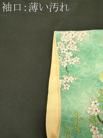 平和屋着物■上質な小紋　枝花文　暈し染め　正絹　逸品　CABN4459oy