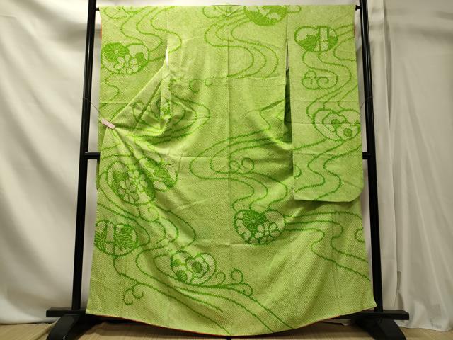 平和屋着物■豪華振袖　総絞り　流水花文　やまと誂製　正絹　逸品　CABN4467oy