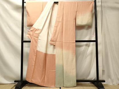 平和屋着物■訪問着　霞文　正絹　逸品　CABN4477oy