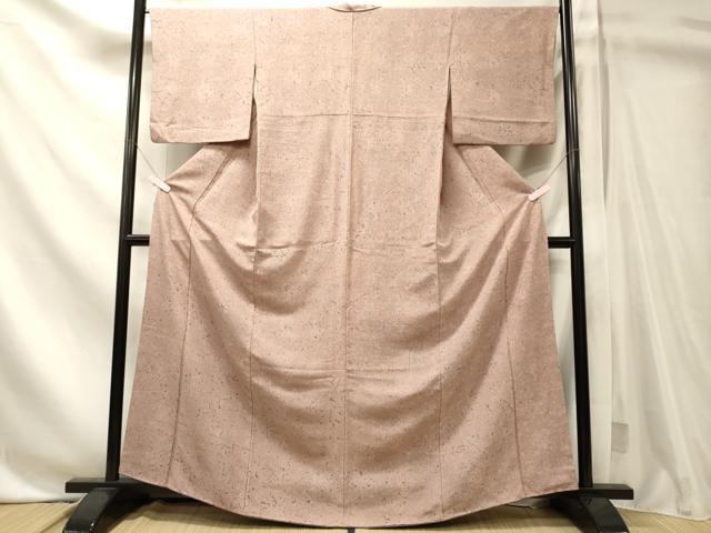 平和屋着物■上質な小紋　霞文　正絹　逸品　CABN4478oy