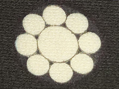 平和屋着物■豪華黒留袖　刺繍　檜扇花松文　金彩　正絹　逸品　CABN4480oy