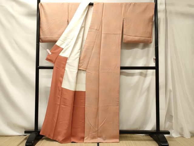 平和屋着物■上質な小紋　霞文　暈し染め　正絹　逸品　CABN4518oy