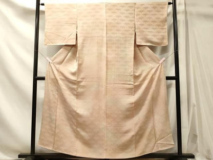 平和屋着物■上質な小紋　雪輪青海波地紋　暈し染め　正絹　逸品　未使用　CABN4521oy
